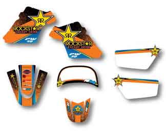 PW50 Orange Rockstar graphic