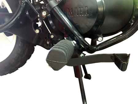 BLACK DRAGON COMPLETE REAR BRAKE KIT on a pw50